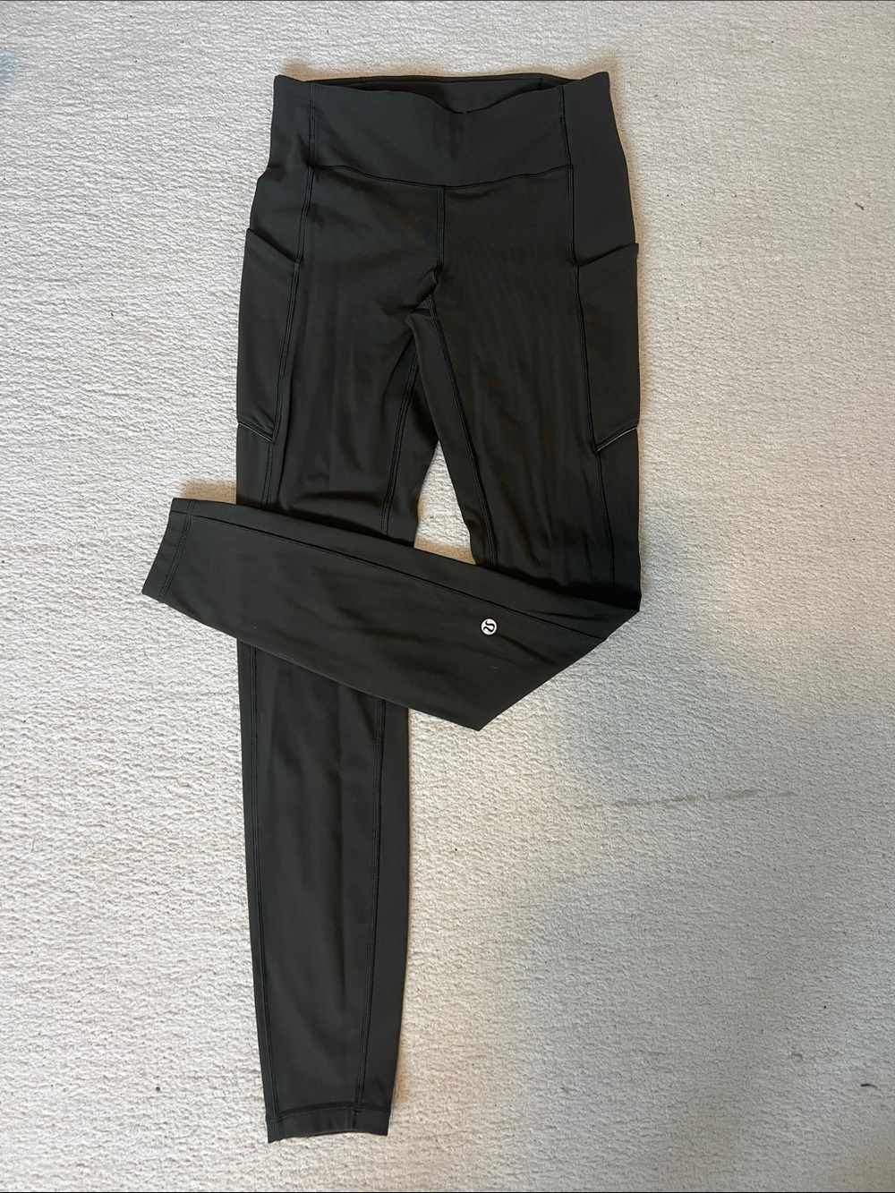 Lululemon Olive Green High-Rise Leggings